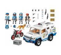 Playmobil 9371 City Action Armored Van 66-Piece Building Set