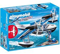 Playmobil 9436 Action Floating Police Seaplane, Fun Imaginative Role-Play, PlaySets Suitable for Children Ages 4+