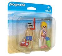 Playmobil 9449 Family Fun Beachgoers Duo Pack, Fun Imaginative Role-Play, PlaySets Suitable for Children Ages 4+