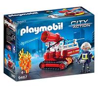 Playmobil 9467 City Action Fire Water Cannon, Fun Imaginative Role-Play, PlaySets Suitable for Children Ages 4+