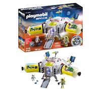 Playmobil 9487 Space Mars Mission Station with Functioning Double Laser Shooter, space experience for little space explorers, educational toy, fun imaginative role play, play set for children ages 6+