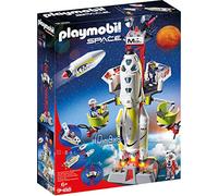 Playmobil 9488 Space Mars Mission Rocket with Launch Site with Lights and Sound, experience for little space explorers, educational toy, fun imaginative role play, play set for children ages 6+