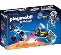 Playmobil 9490 Space Satellite Meteoroid Laser with Working Cannon, Fun Imaginative Role-Play, PlaySets Suitable for Children Ages 4+