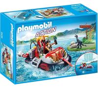 Playmobil Action Dino Hovercraft with Underwater Motor Playset 9435