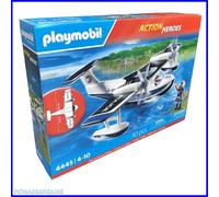 Playmobil Action Heroes 4445 30 Piece Police Seaplane Construction Playset NEW