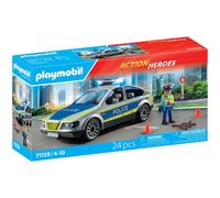 Playmobil Action Heroes Police Patrol Car Set with Lights & Sound 71729