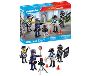 PLAYMOBIL Action Heroes Politie figuren set Speelfiguren Politiefiguur