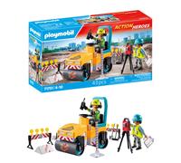Playmobil | Action Heroes | Road Construction Site | Construction Toy for Kids | Construction Playset | Toys for Children Aged 4+ | 71751