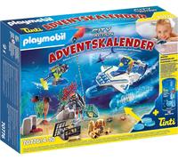 PLAYMOBIL Advent Calendar 70776 Bathtime Fun Police Diving Mission, For ages 4+