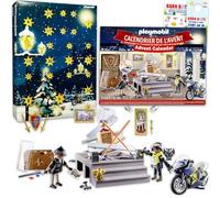 Playmobil Advent Calendar Countdown to Christmas - Bundle with 102 Pc Museum Heist Activity Set with Mini Figure, Accessories, More Set