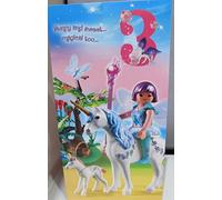 Playmobil Age 3 birthday card