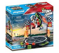 Playmobil Air Stunt Show 70836 Stuntman with Jet Pack, Includes Launch Platform, Plane Toy for 5+ Year Olds