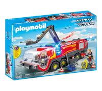Playmobil City Action Airport Fire Engine with Lights and Sound 5337 Toy Truck