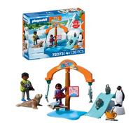 Playmobil | Animals & Friends | Zoo Ice Expedition | Penguins and seals with feeding carousel | children's toy for ages 4 and up | 72073