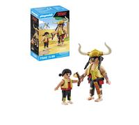 PLAYMOBIL Asterix 71545 Costa y Bravo and Pepe Bold Duo from The Asterix Universe Includes Sword and Slingshot Imaginative Toy for Ages 5 and Up