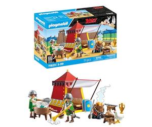 Playmobil | Asterix | Legionary Tent | Asterix Playset | Asterix and Obelix | Adventure Toy for Kids Aged 5+ | 71829