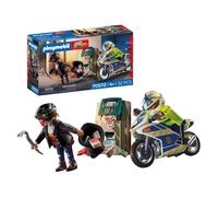 Playmobil Bank Robber Chase - 70572 Playset | Size: 1 Pack PLAYMOBIL Multicolor 1 Pack
