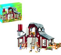 Playmobil Barn with Silo - Farm Playset with Animals