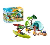 Playmobil Camping with Campfire - 71425 Playset | Size: 9 Pack PLAYMOBIL Multicolor 9 Pack
