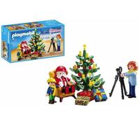 Playmobil Christmas Set 5753 Photo Santa Claus Xmas Tree Vintage 80s