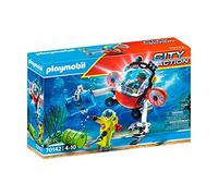 Playmobil City Action 70142 Sea Rescue: Environmental Expedition with Dive Boat, For Ages 4+