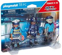 PLAYMOBIL 70669 City Action Police 3 Figure Set, for Children Ages 4 - 10
