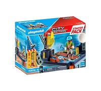 Playmobil City Action 70816 Starter Pack - Construction Site, Toys for Children Ages 4+