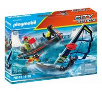Playmobil City Action Lifeguard And Surfer Boat 70141