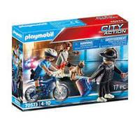 Playmobil City Action Police Bicycle With Thief