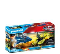 Playmobil City Action 70780 Police Jet with Drone, Toy for Children Ages 5+