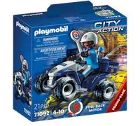 Playmobil City Action Police Quad with Pull-Back Motor