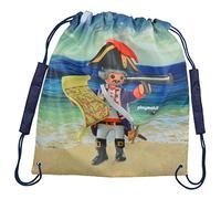 PLAYMOBIL City Action Sports Bag 38 x 35 cm Polyester, Pirate design (Blue) - 0126496