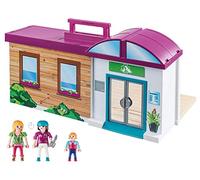 Playmobil City Life 70146 Take Along Vet Clinic with lots of equipment, Animals Figures, for Children 4+