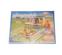 PLAYMOBIL Country Rabbit Hutch with Outdoor Enclosure, 71576