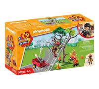 Playmobil DUCK ON CALL 70917 Fire Rescue Action: Cat Rescue, Toy for Children Ages 3+