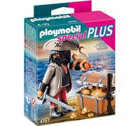 Playmobil Dark Pirate with Treasure Chest (Toy)