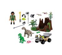 Playmobil Dinosaur Hideout Construction Game Green Kids