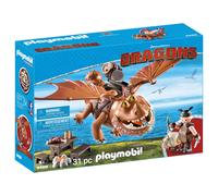 Playmobil DreamWorks Dragons 9460 Fish Legs and Meat Lug Action Figure, Boys, Girls, Multi-Colour
