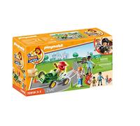 Playmobil DUCK ON CALL 70919 Ambulance Action: Help the Racing Driver, Toy for Children Ages 3+ Multicolor One Size