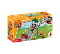 Playmobil DUCK ON CALL 70917 Fire Rescue Action: Cat Rescue, Toy for Children Ages 3+