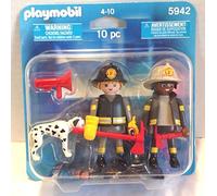 Playmobil Duo_Pack 5942 American Fire Brigade with Dalmatian