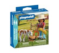Playmobil DuoPack Horseback Rider - 2-Figure Equestrian Set with Horse and Riding Accessories