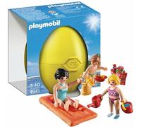 Playmobil Easter Surprise Egg Family Fun Mom And Kids At The Beach 4941