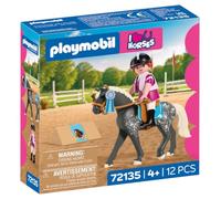 Playmobil Equestrian Show Jumping Toy Playset with Accessories