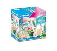 PLAYMOBIL Fairies 70655 Unicorn with Feeder Fairy, from 4 Years