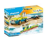 Playmobil Family Fun 70436 Car with Canoe, Ages 4+