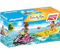 PLAYMOBIL Family Fun 70906 Starter Pack Water Scooter with Banana Boat, Floats o