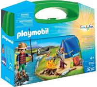 Playmobil 9323 Large Family-Fun Camping Adventure Carry Case 32PC Playset