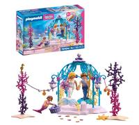 Playmobil | Fantasy & Magic | Underwater Wedding | Mermaid Pavilion with Glowing Lanterns | Mermaid Toy for Children Aged 4+ | 72104