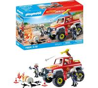 PLAYMOBIL Firefighting Truck - City Action Vehicle Playset - 71824